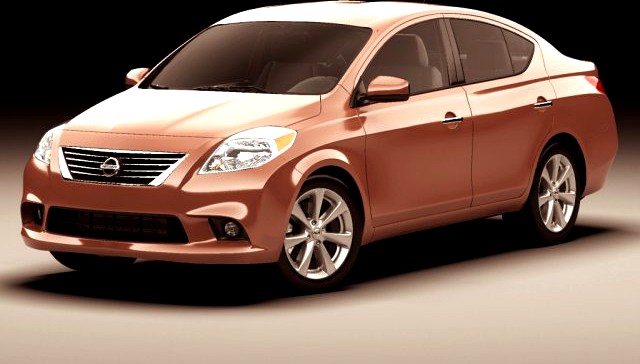 Nissan Versa Sunny 2012 3D Model