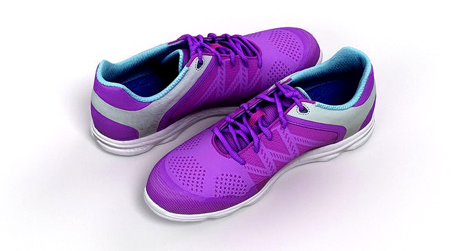 Purple Sports Shoes