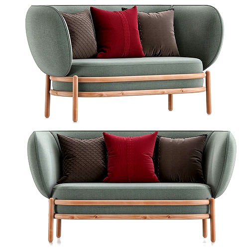 LUFTBALLOON Fabric sofa 3d model