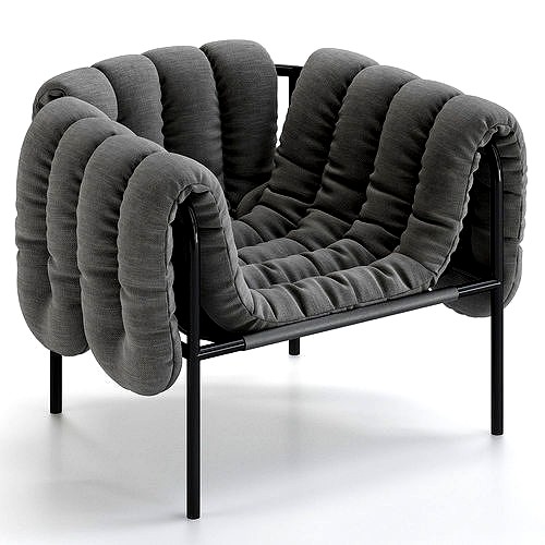 Puffy Lounge Chair 3d model