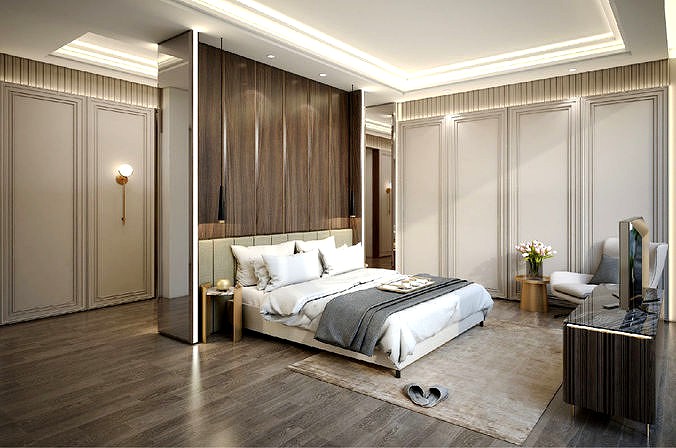 Masculine Modern Contemporer Bedroom
