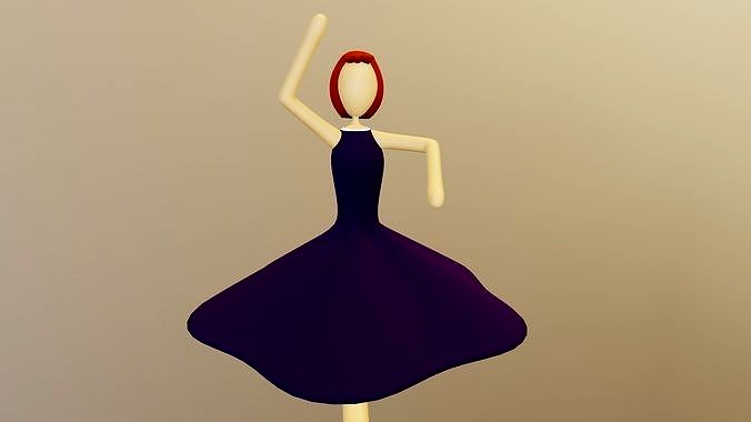 Ballerina im Sprung Dancer Ballet