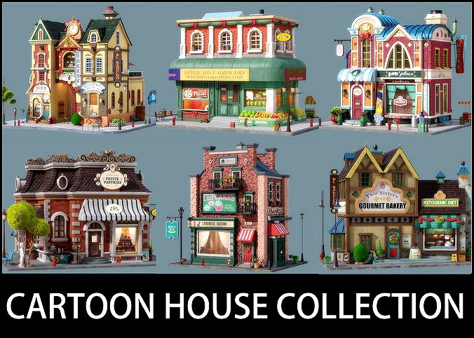 Cartoon House Collcetion V2