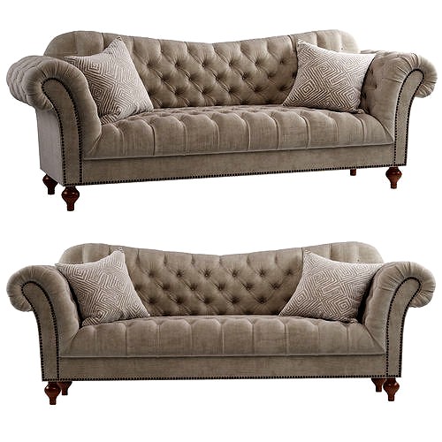 Vanna Brussel Tufted sofa