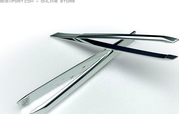 Tweezers 3D Model