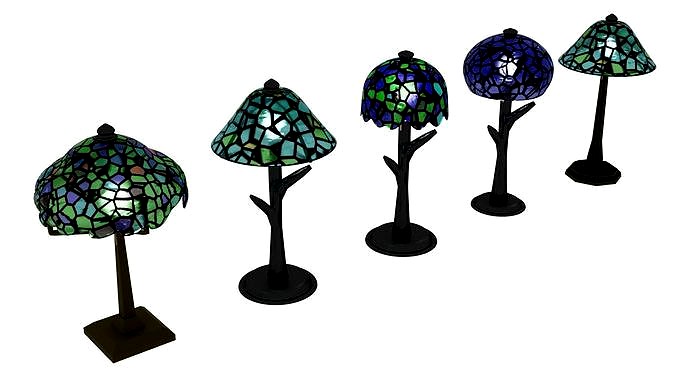 Tiffany Style 3D Lamp 5 Pack