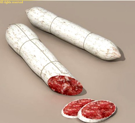 Salame 3D Model