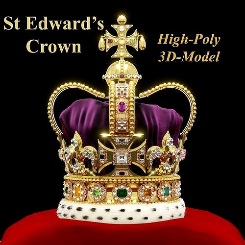 St Edwards Crown - High-Poly