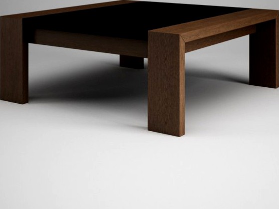 CGAxis Wooden Table 27 3D Model