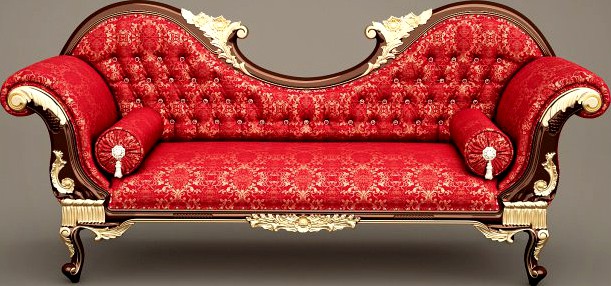 FB ChaiseLongueC Double ended 3D Model