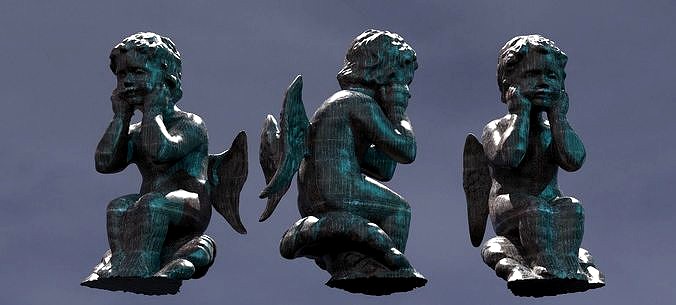 Cherub Sculpture 3