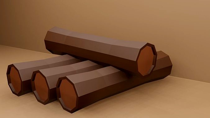 Low poly Log