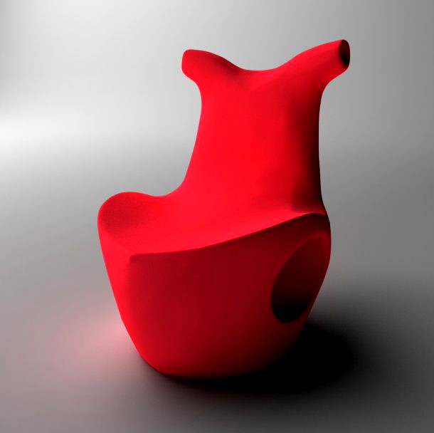 Chair Helix 3D Model