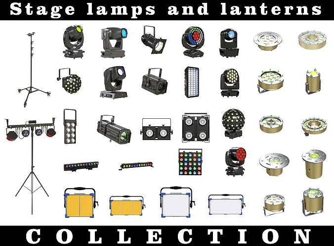 Stage lamps and lanterns