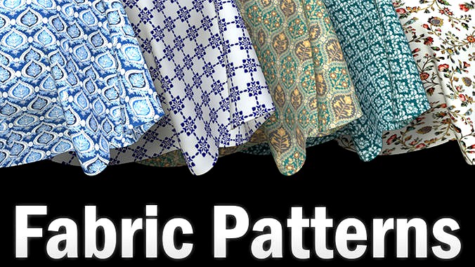 10 Fabric Patterns Seamless and Tileable Vol 8