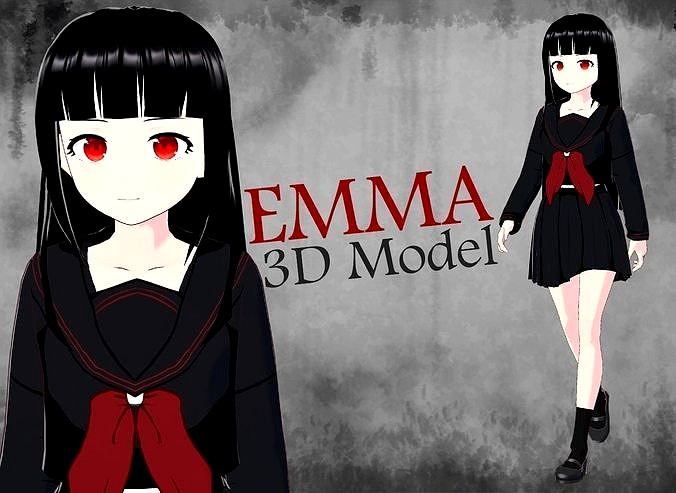 Emma 3D Cute Vtubing Model Avatar