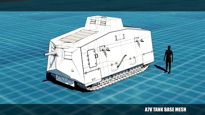 A7V TANK BASE MESH