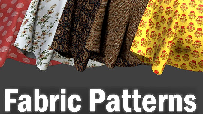 10 Fabric Patterns Seamless and Tileable Vol 6