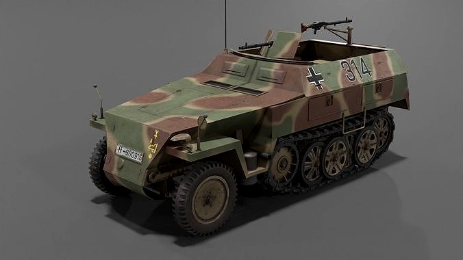 Sd Kfz 250-1 Neu Halftrack Armored Personnel Carrier