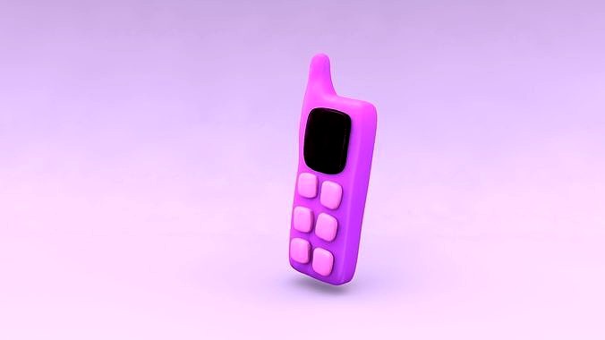 Plasticine mobile phone