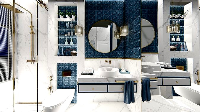 INTERIOR DESIGN OF A BATHROOM