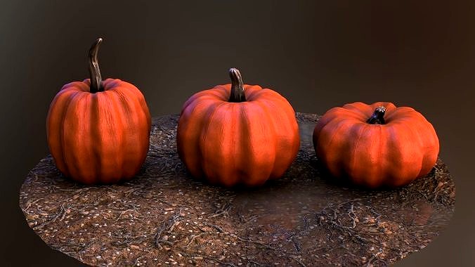 Lowpoly Pumpkins