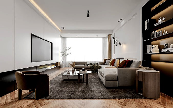 Living Room Interior Modern style 157