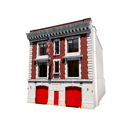 Firehouse FDNY with interior