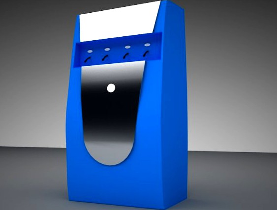 Charging Booth 3D Model