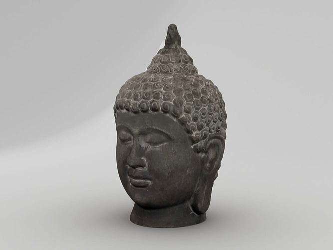 Buddha Head Statue 003