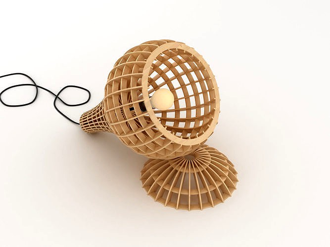 Decorative Wooden Lamp 002