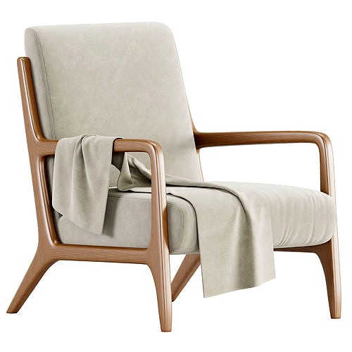 Zara Home  The ash wood armchair with linen upholstery