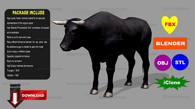 BULL ANIMATED