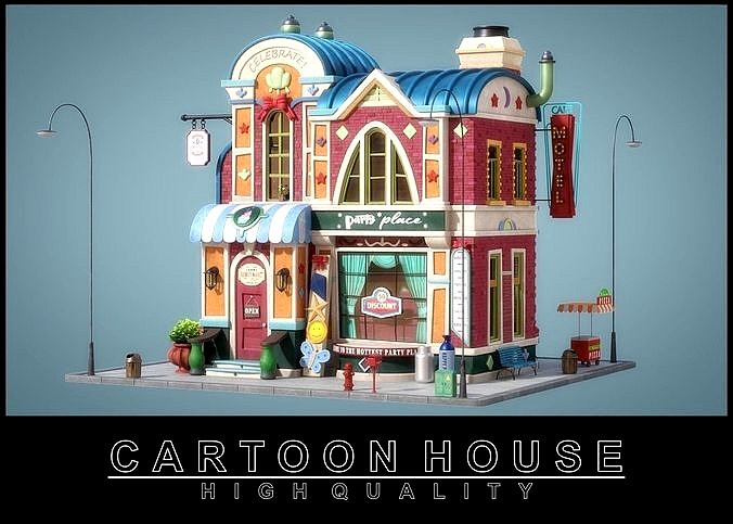 Cartoon House 09