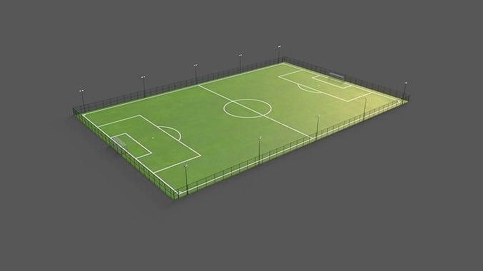 PBR Modular Outdoor Soccer and Football Field