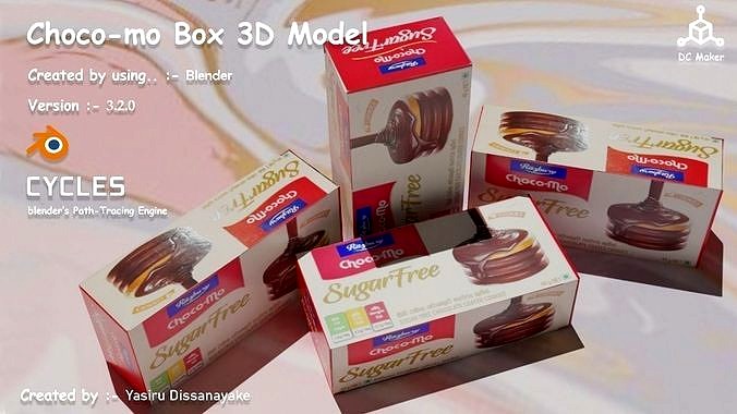 Choco-Mo Box casing 3d mode