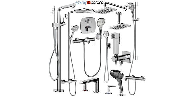 Faucets and shower systems Hansgrohe set 174