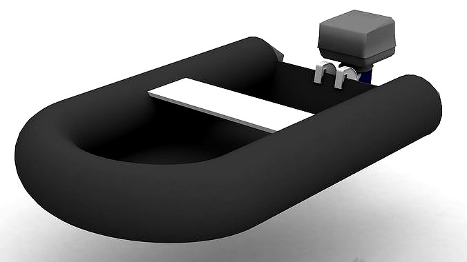 Inflatable Boat 3D
