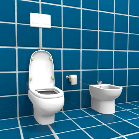 Bathroom Fixtures 3D Model