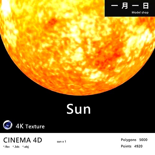 Realistic planet sun