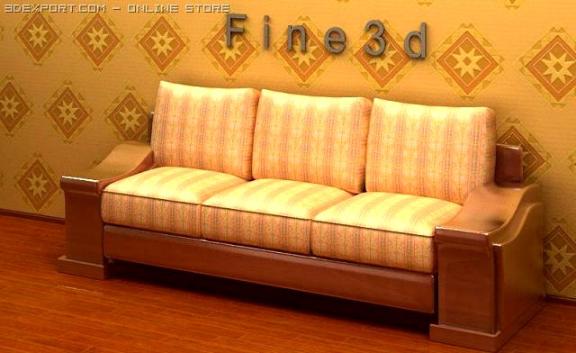 01Multiplayer sofa011 3D Model