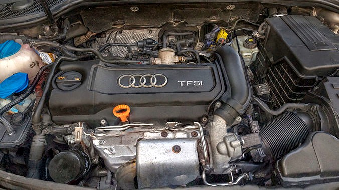 Audi TFSI engine - scanned