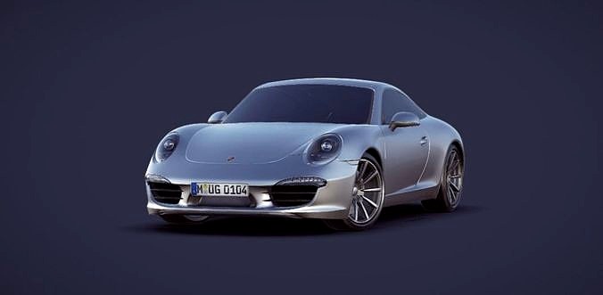 FREE Porsche 911 Carrera 4S 3D MODEL