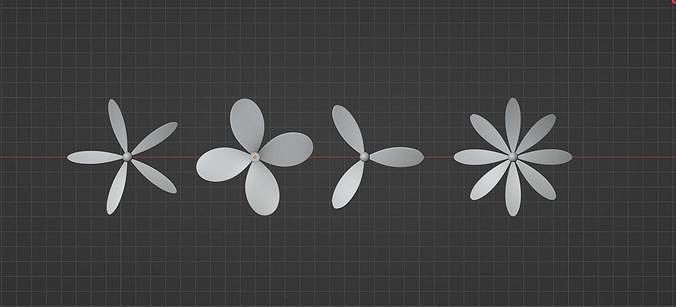 Propeller  Pack  1 3D print model - PMSMILE