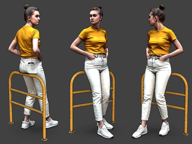 Stylized Woman Character