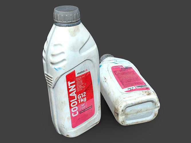 Antifreeze Bottle 3d model