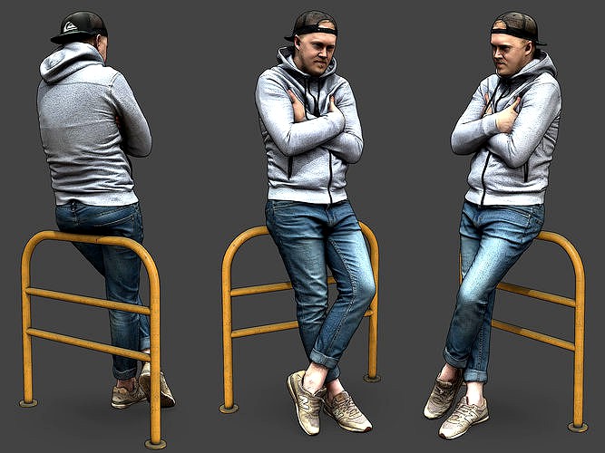 Stylized Man Character