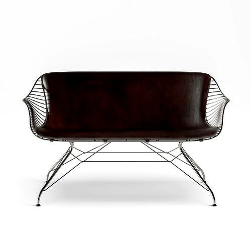 Overgaard and Dyrman Wire Lounge Sofa