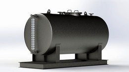 2500 Liter Horizontal Tank