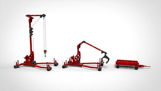 Sci fi lifting and loading equipment